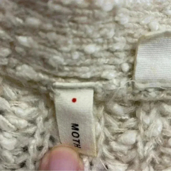 Moth Anthropologie knit vneck sweater size medium - Picture 5 of 6